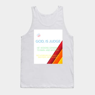 God Is The Judge 2 Bg Tank Top